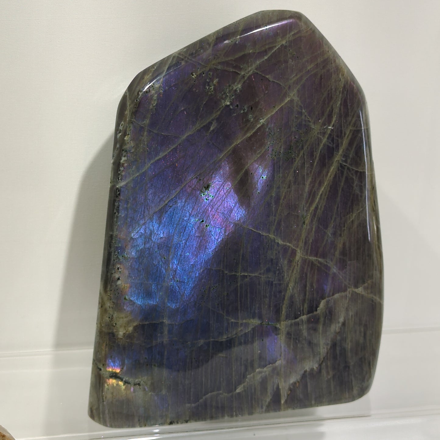 Huge Statement Piece Purple Flash Labradorite