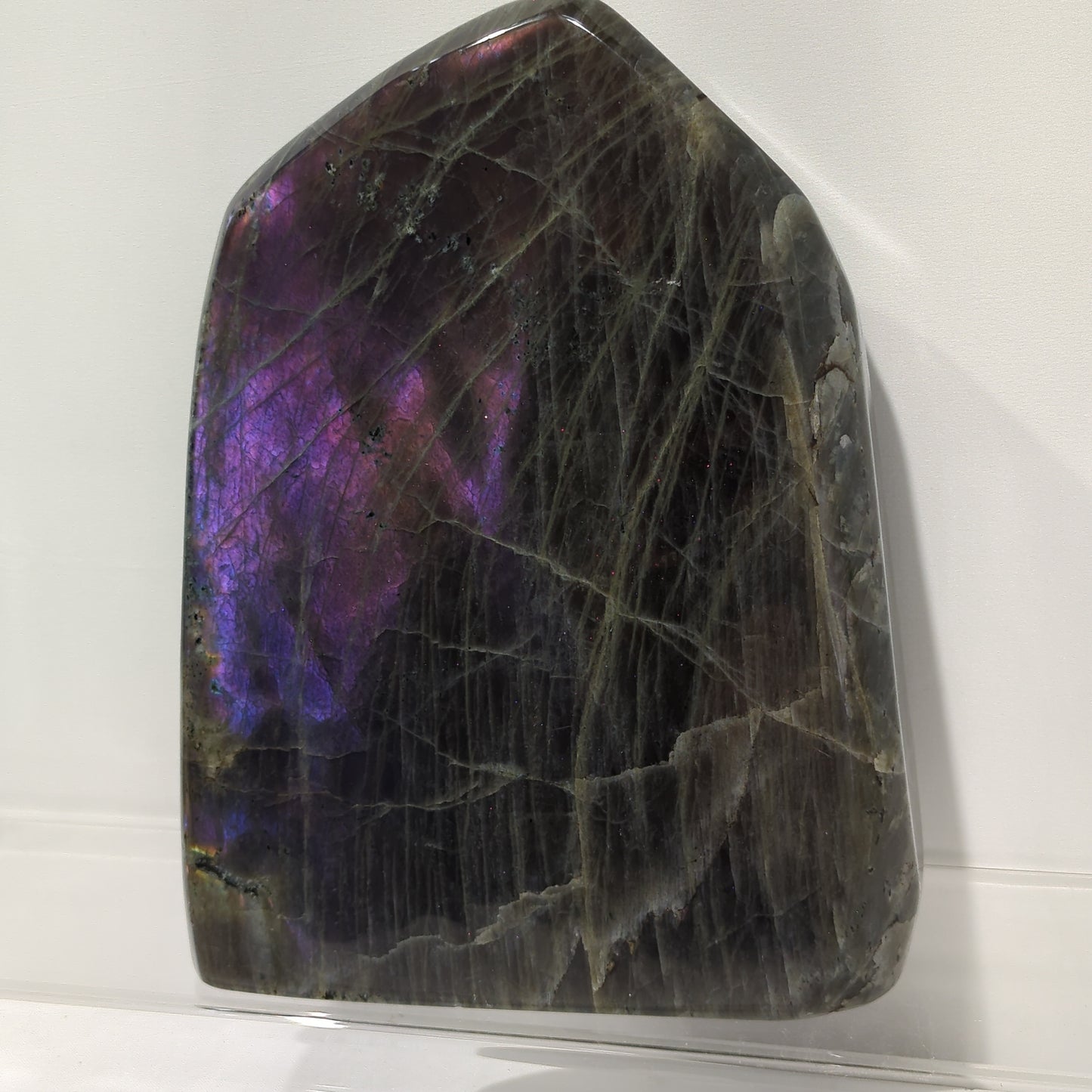 Huge Statement Piece Purple Flash Labradorite