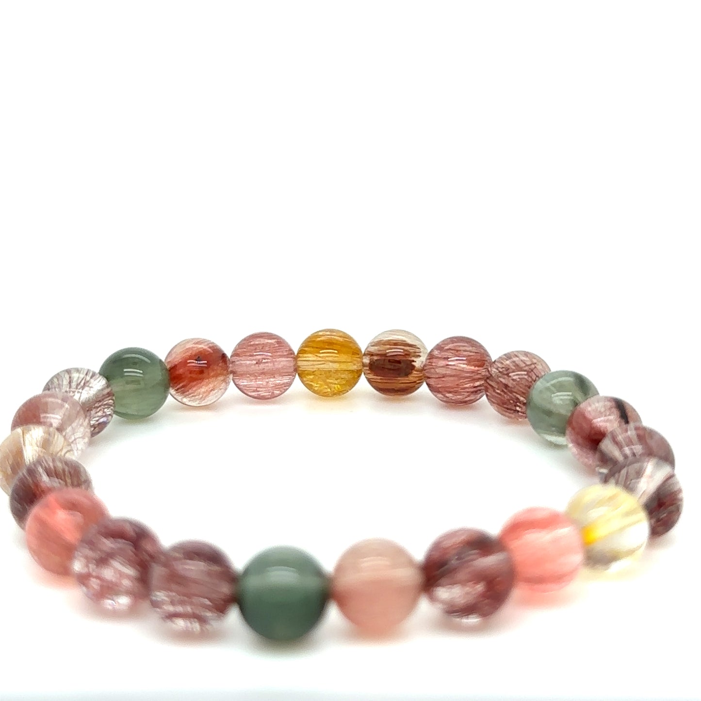 Multi Colored Rutilated Bracelet