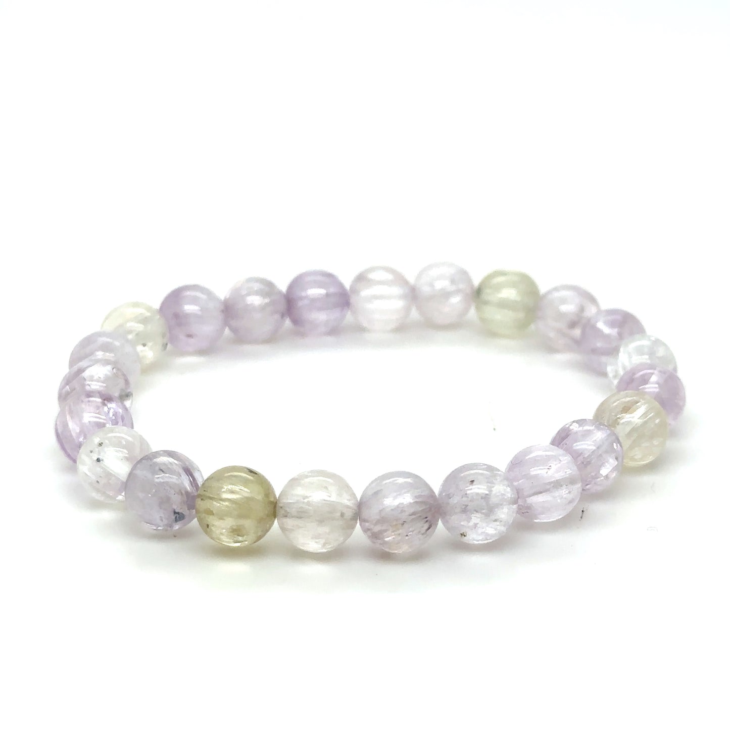 Icy Kunzite and Hiddenite Bracelet