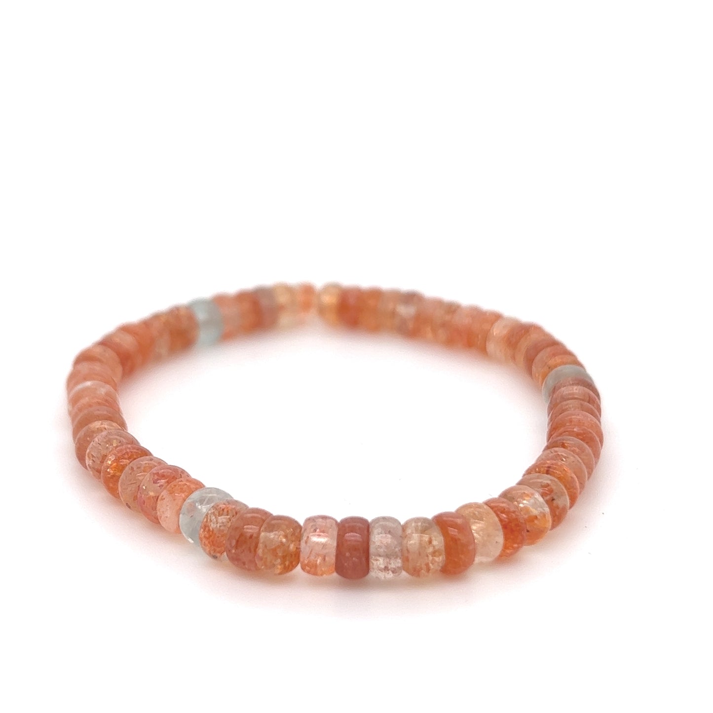 Arusha Sunstone Rondelle Bracelet (6mm Beads)