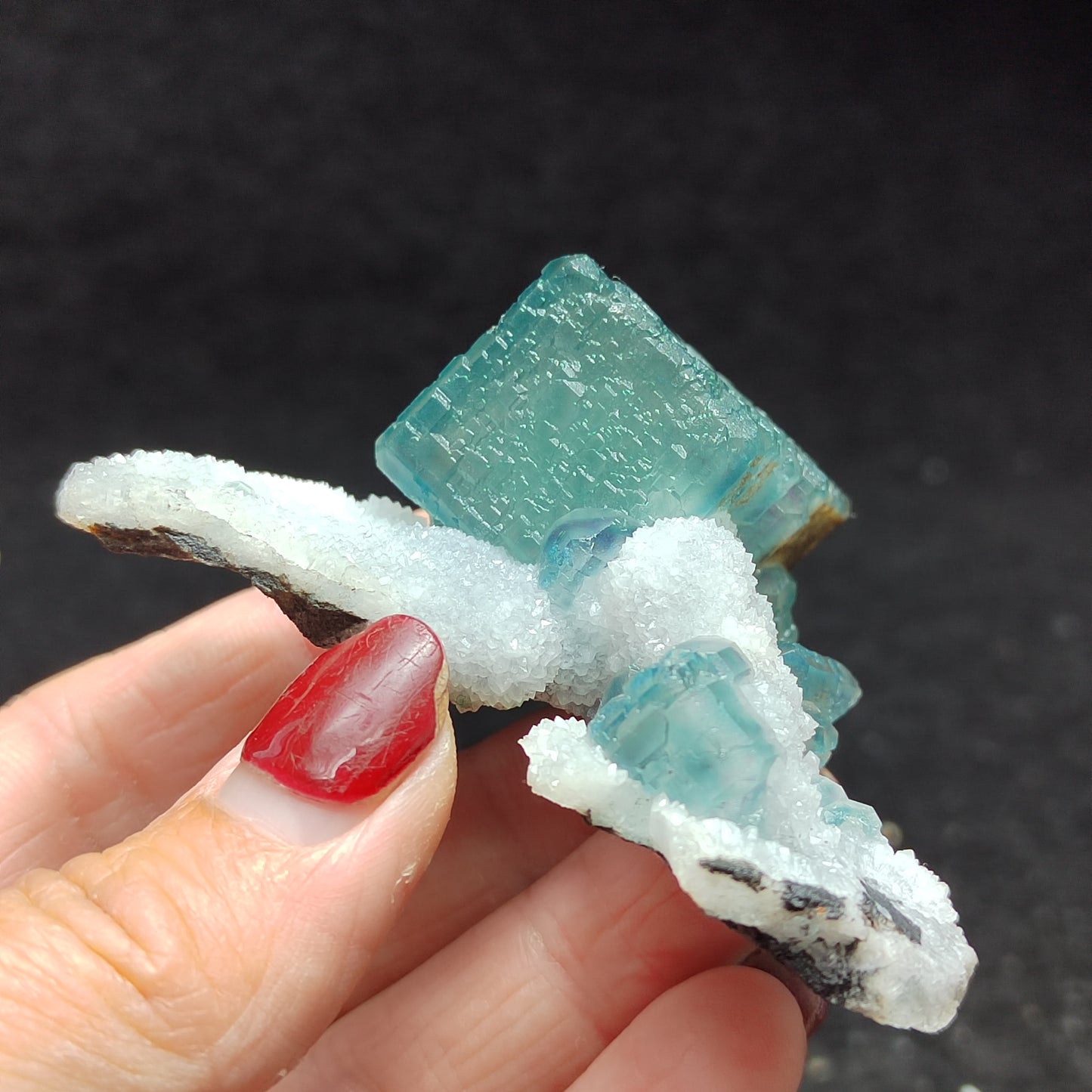 Blue & Green Fluorite Specimen A2