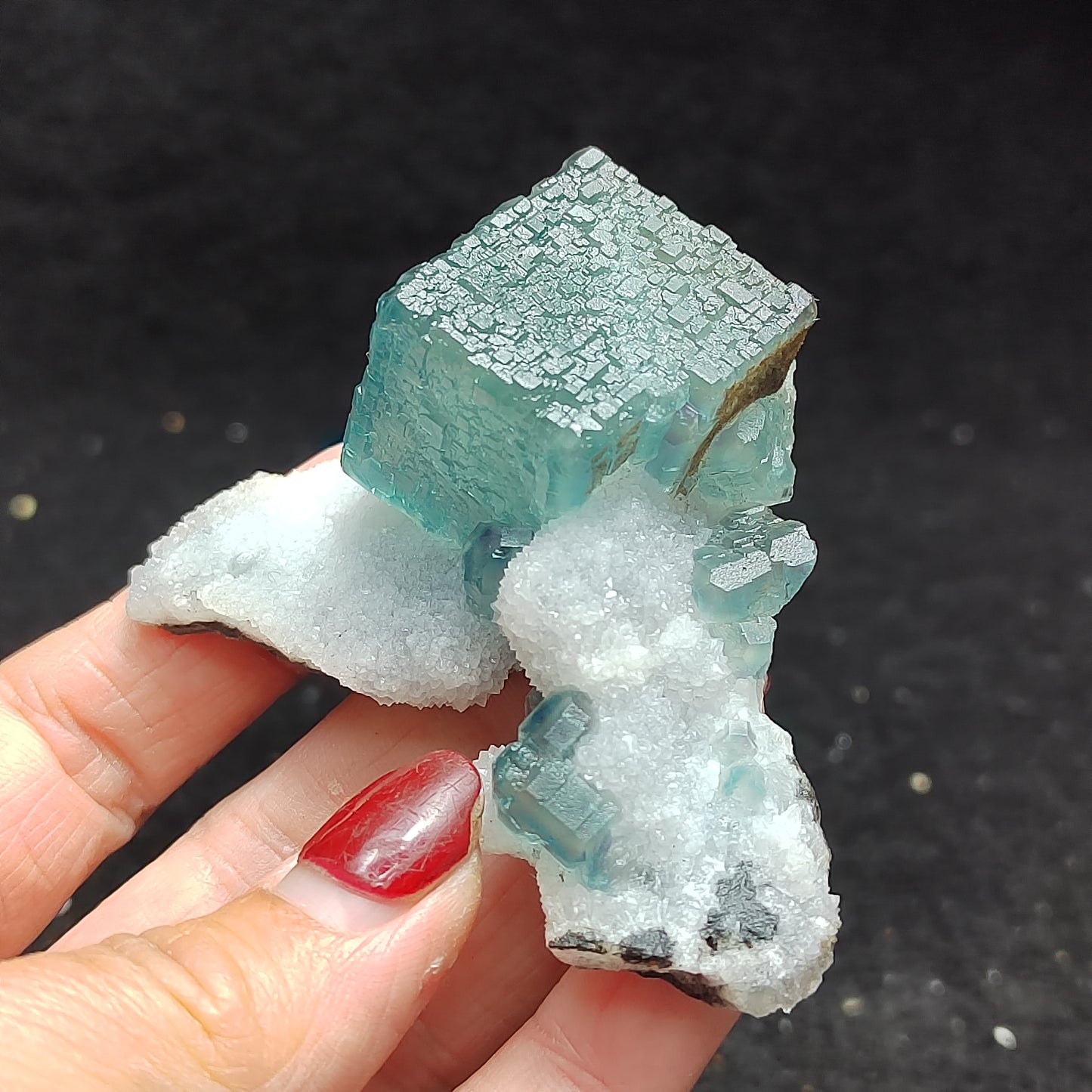 Blue & Green Fluorite Specimen A2