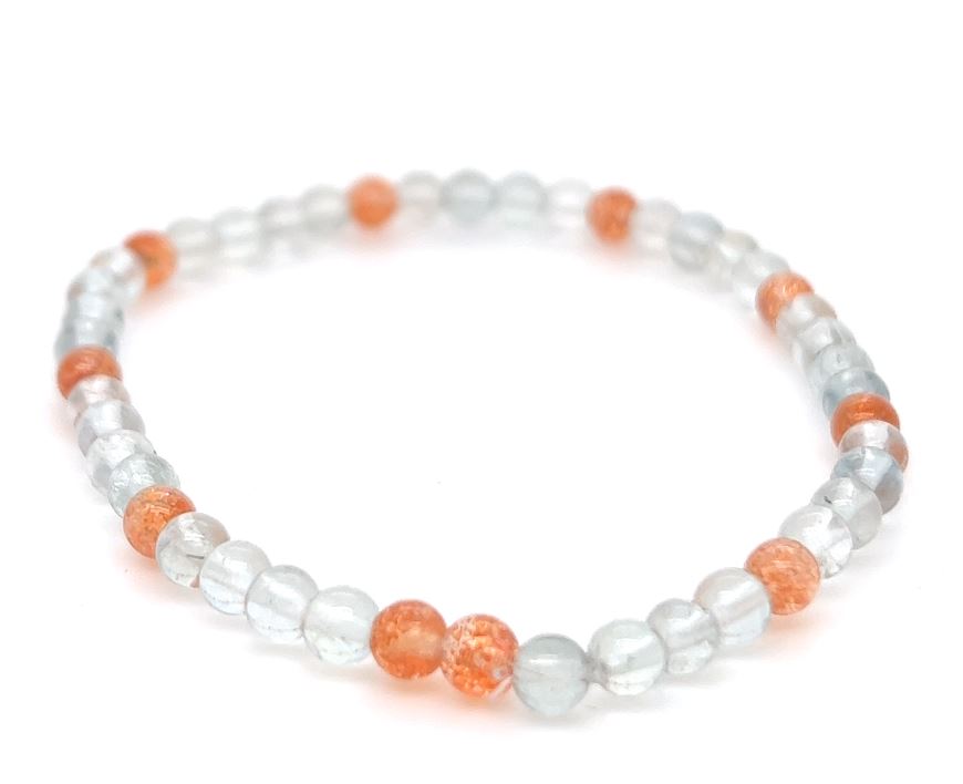 Arusha Sunstone Bracelet (4mm Beads)