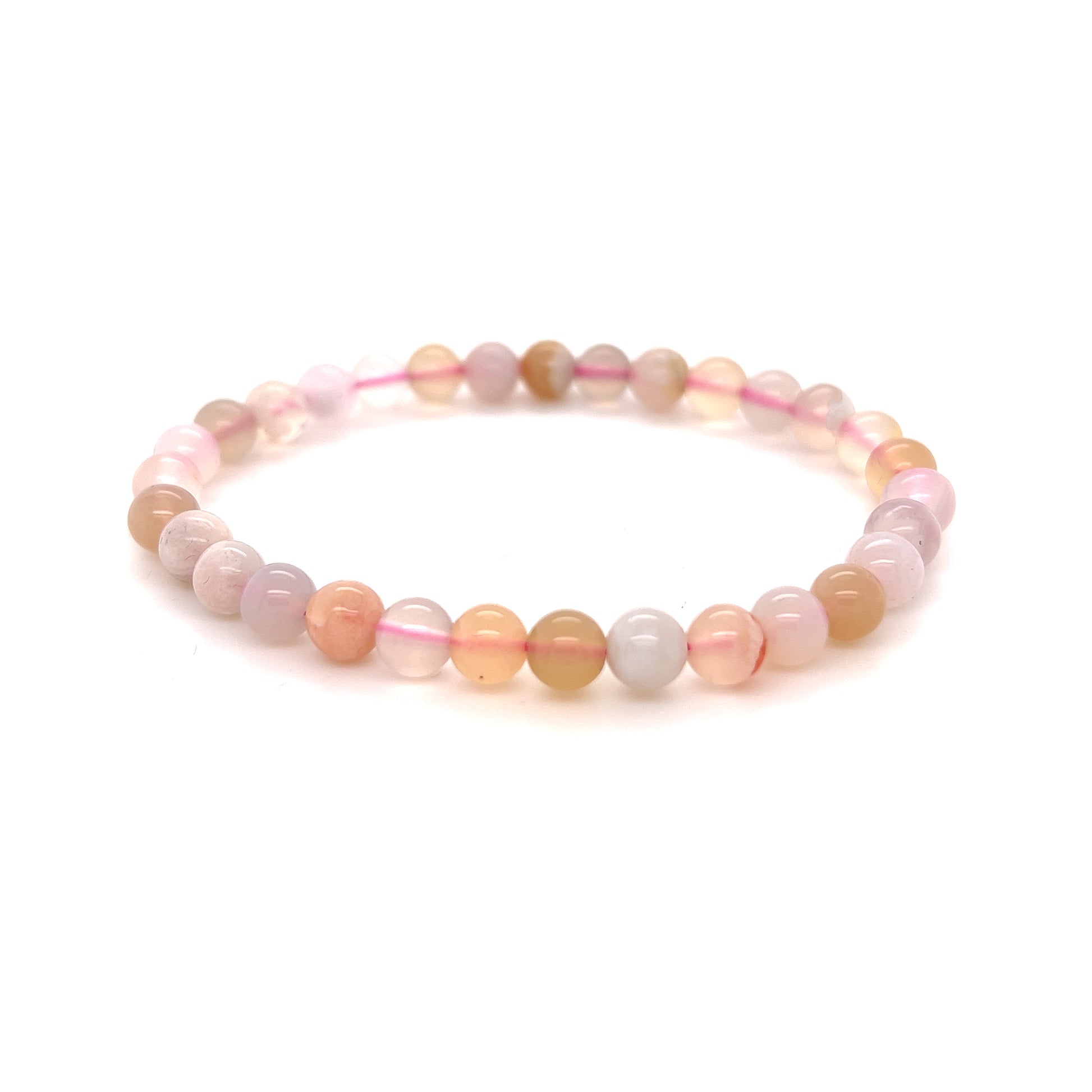 cherry blossom Sakura agate bracelet 6mm__2022-06-23-15-08-46.jpg