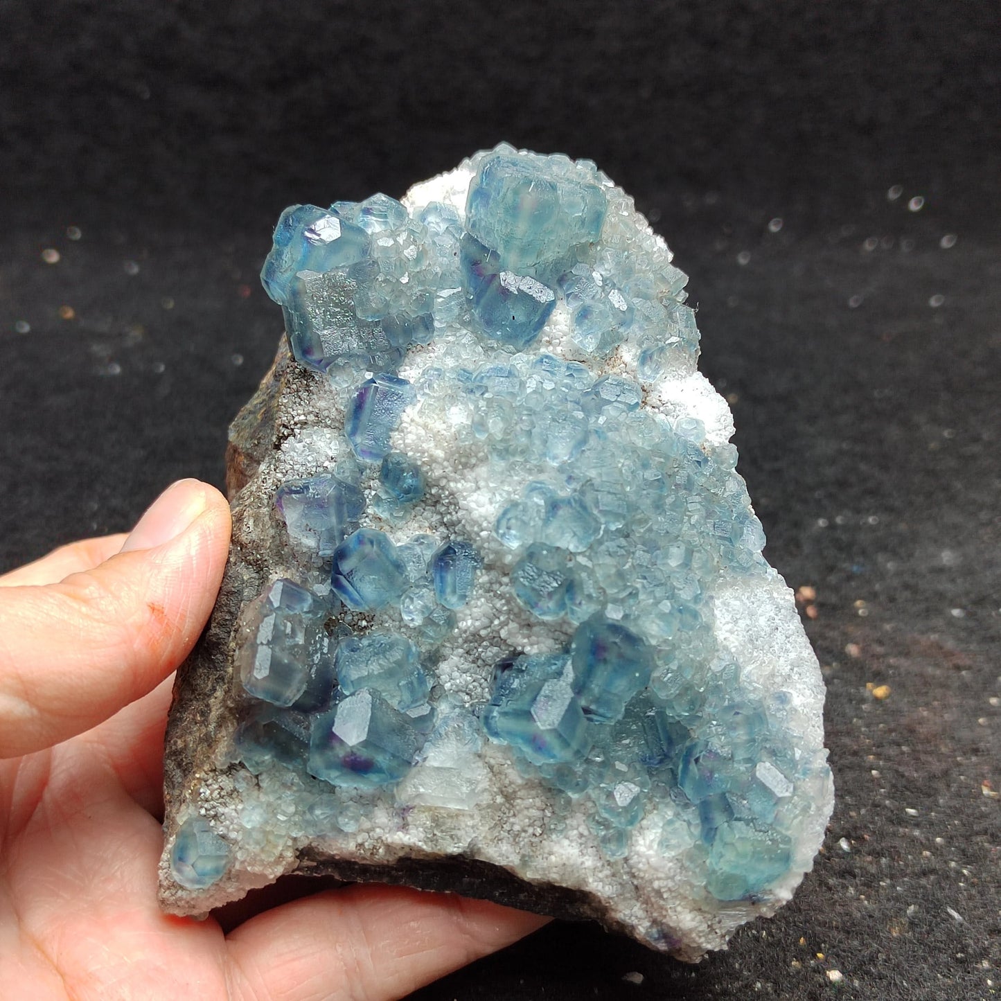 Blue & Green Fluorite Specimen A1