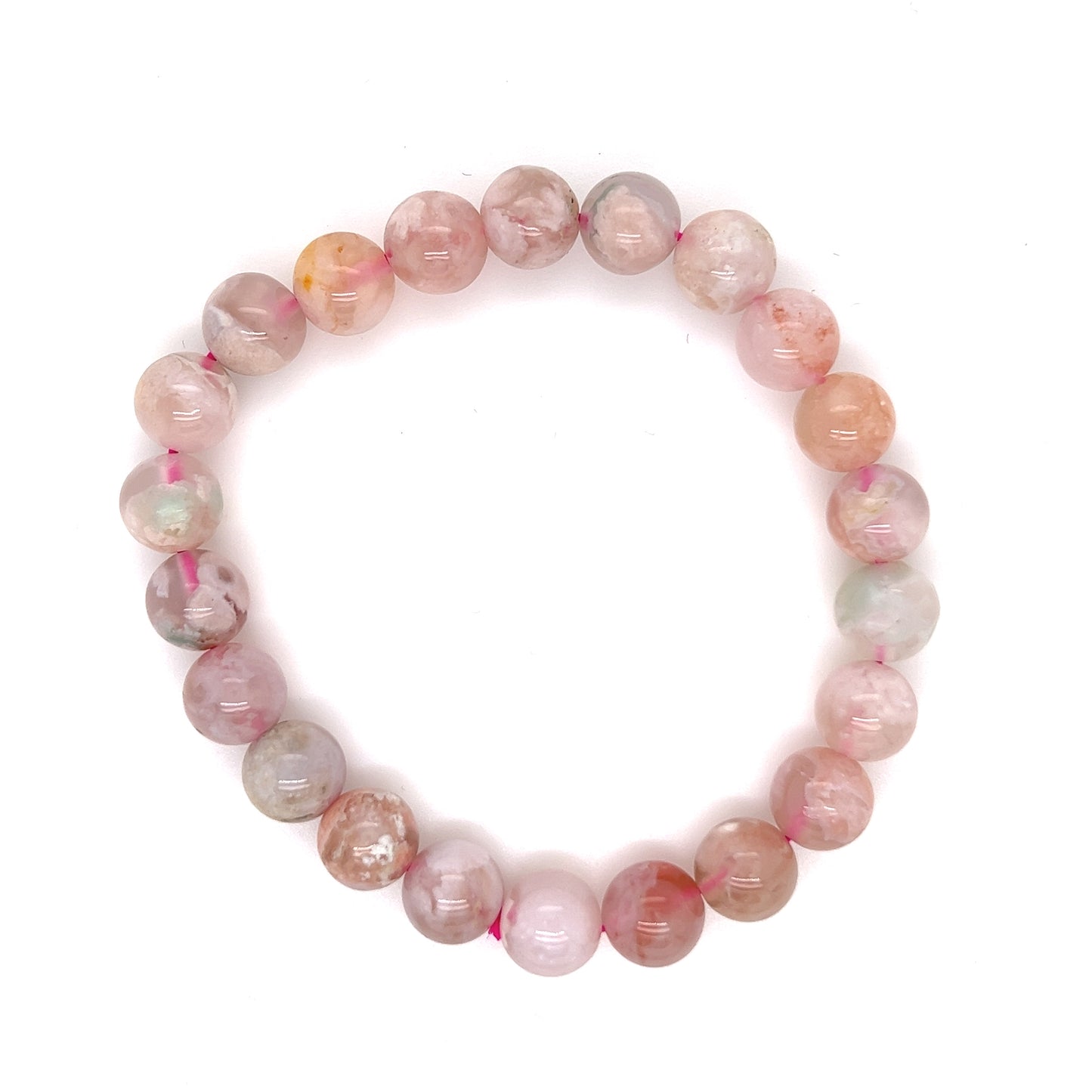 Flower Agate Bracelet