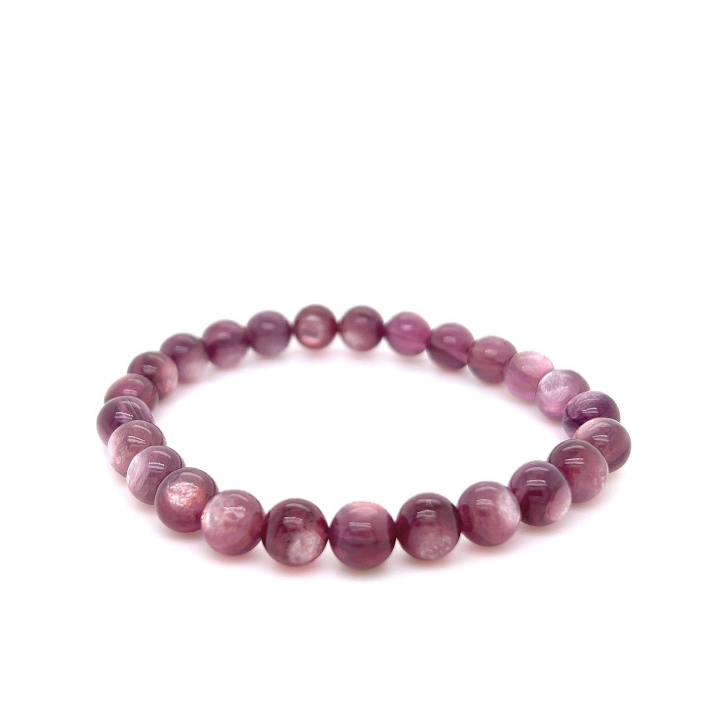 Gem Lepidolite Bracelet (High Quality)(Flashy)