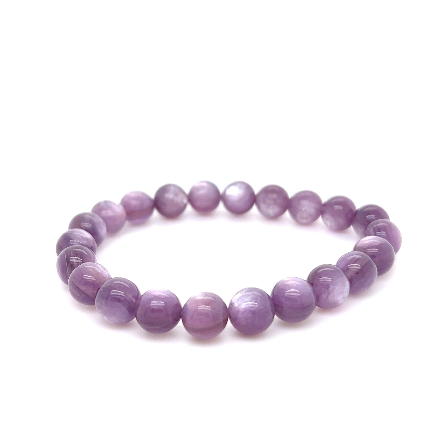 Gem Lepidolite Bracelet (High Quality)(Flashy)