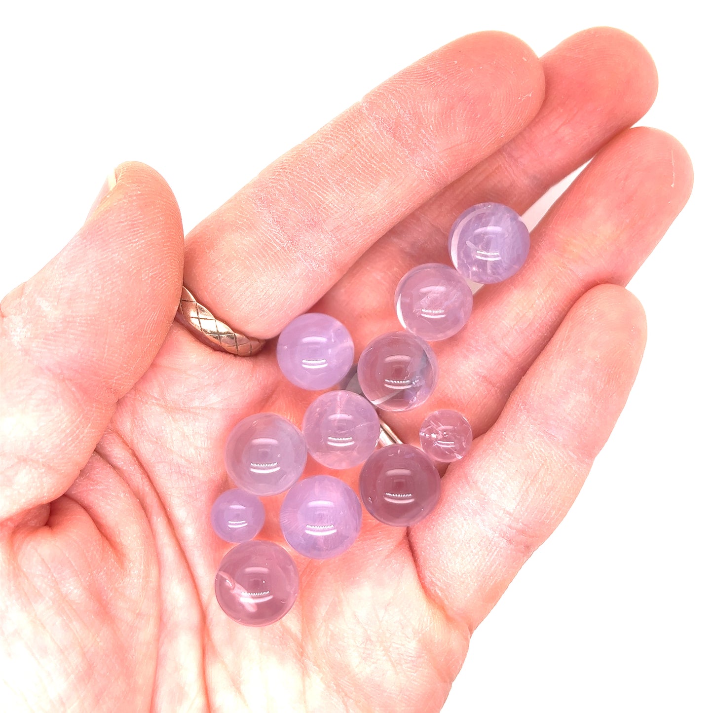 Lavender Moon Quartz Mini Spheres (20 Gram Bag)