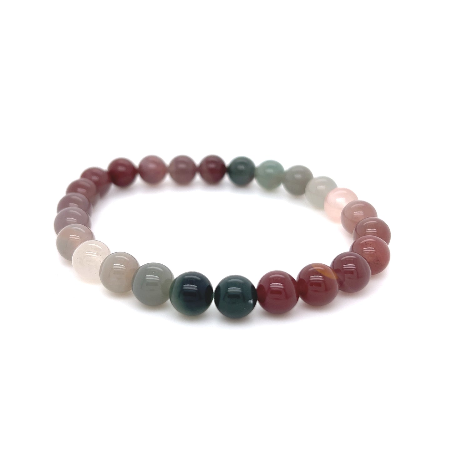 Ombre Yan Yuan Agate Bracelet (8mm Beads)