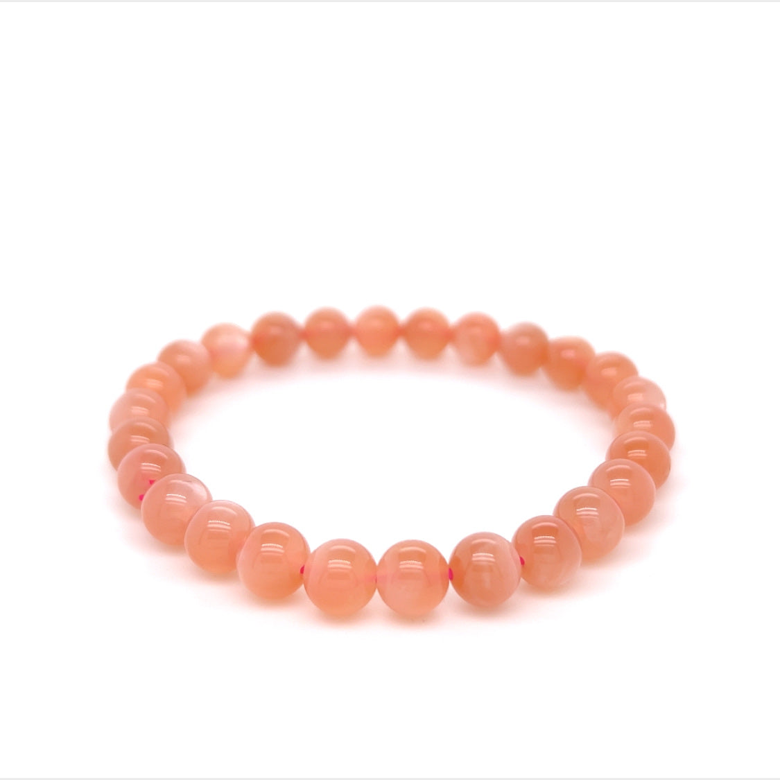 Peach Moonstone Bracelet